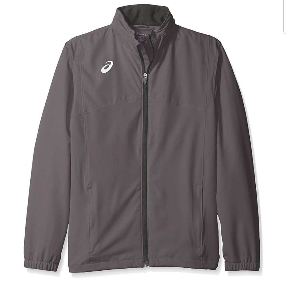 Asics Men's Jacket Team Battle Steel Grey